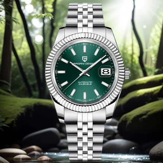 PAGANI DESIGN New V2 Men's Mechanical Watch Top Brand Luxury Fully Automatic 100M Waterproof Stainless Steel Men's Watch