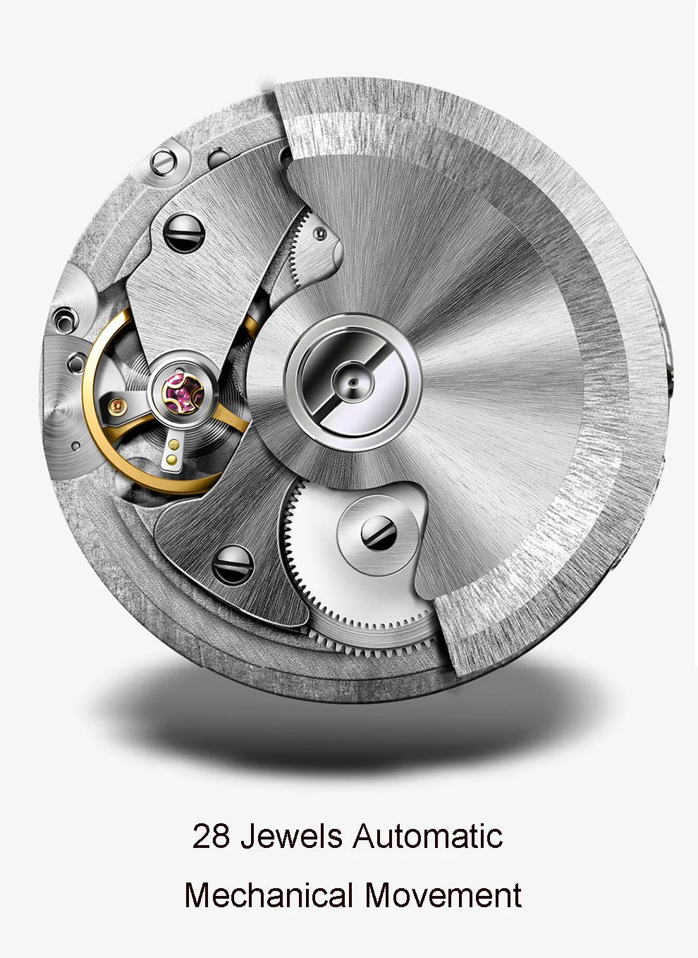 LOBINNI Luxury Brand Switzerland Perpetual Calendar Automatic Mechanical Men's Watches Sapphire Multi-function Clock L13019-8