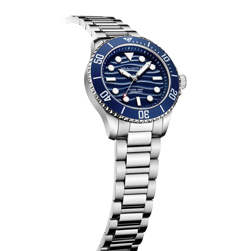 Seagull Automatic Man Watch Ocean Series 200M Waterproof Luminous Sapphire Crystal  Fashion Diving Mechanical Wristwatches 6203