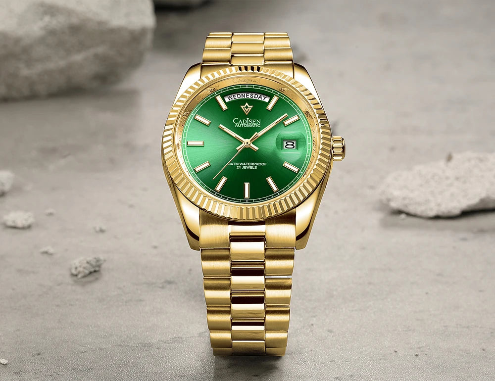 CADISEN DD40 Men Watches Luxury Automatic Watch Men AR Sapphire Glass Mechanical Wristwatch Men 10Bar MIYOTA 8285 Movt 2023 New