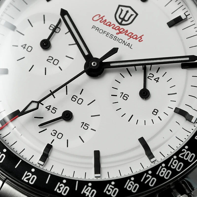 Watchdives WD1863 Men Watch 10Bar Waterproof Sapphire Crystal 39mm Quartz Watch VK63 Movement Vintage Watch with Gift Box