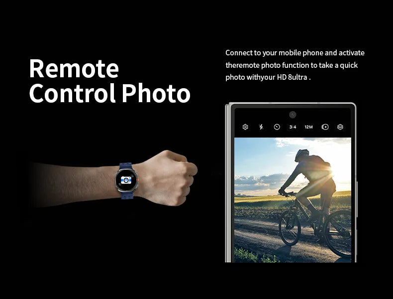 2026 New Watch8 Ultra Smart Watch Classic NFC Health Monitoring  Bluetooth Call 3ATM Waterproof HD Smartwatch For IOS Android