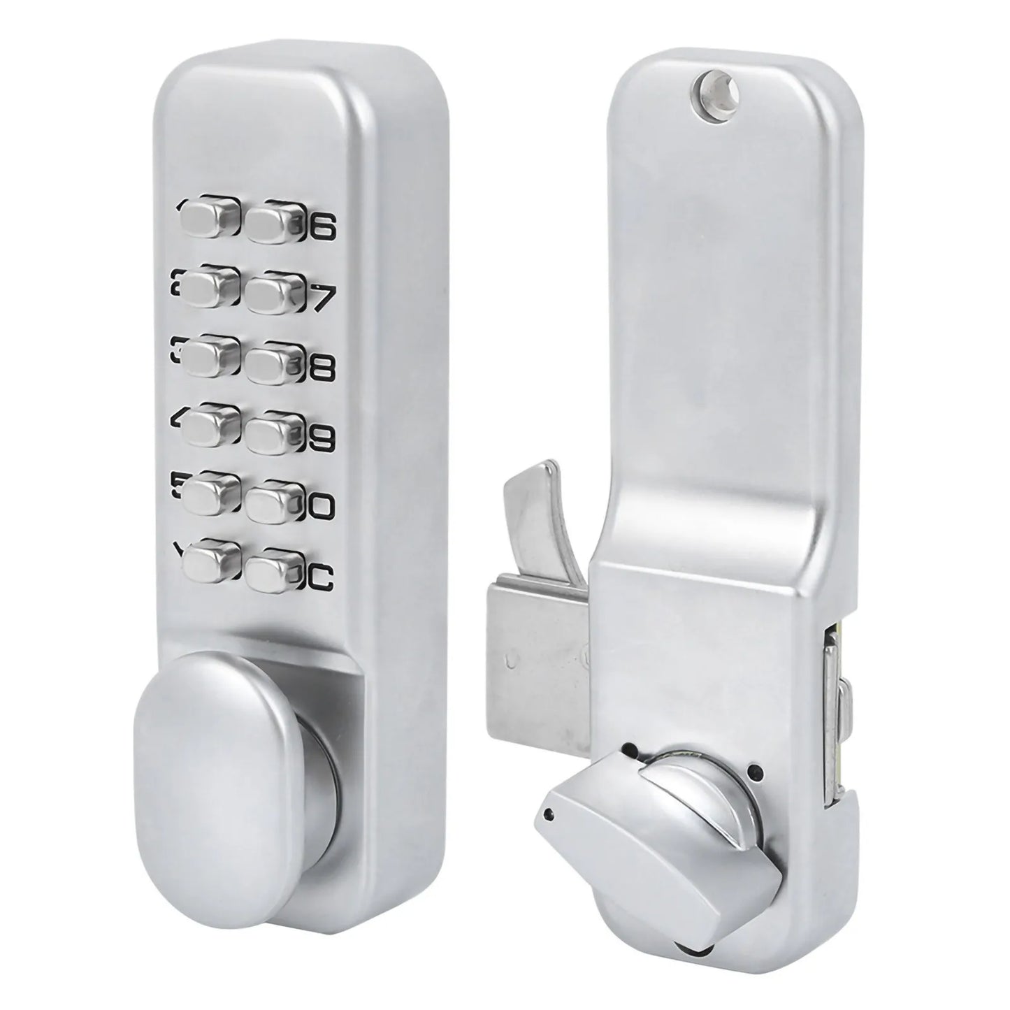 1‑11 Digits Mechanical Combination Lock Sliding Door Keyless Access for Kitchen  Balcony Passsword Lock Zinc Alloy Lock