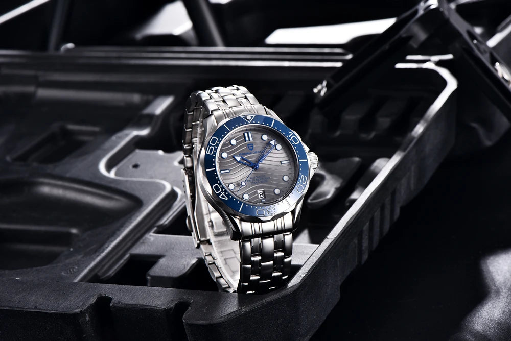 PAGANI DESIGN Men's Watches 2025 New Ceramic Bezel Luxury Automatic Watch For Men Mechanical Wristwatches Sapphire Mirror Clocks