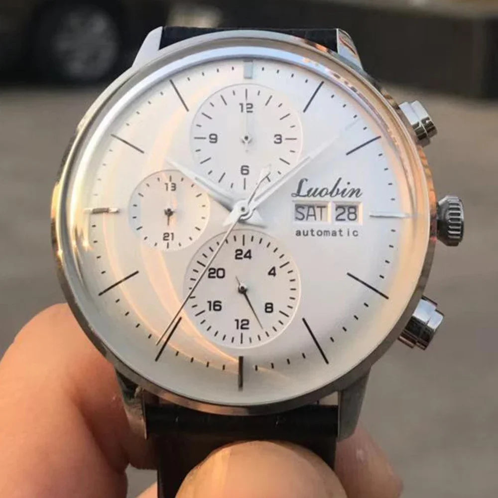 Luxury Men Watch Automatic Mechanical Watches Self Winding Business Stainless Steel Luminous Wristwatch Relojes Para Hombre 2020