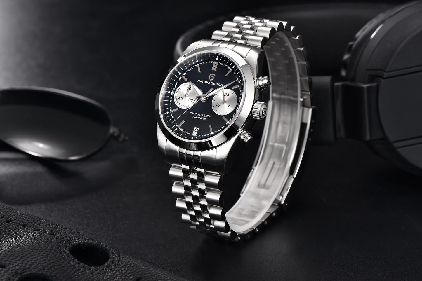 PAGANI DESIGN Fashion Men's Quartz Wristwatches PD1775 Sapphire Glass Stainless steel strap VK64 Movement watch for men