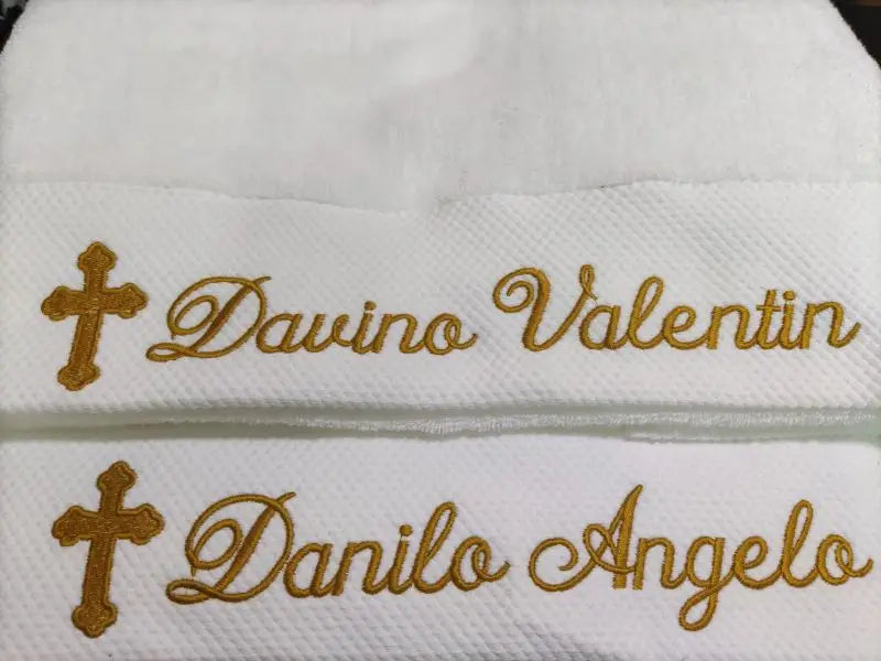 AHSNME White Cotton Personalise Bath Towels Hotel SPA Club Sauna Beauty Salon Custom Embroidery Logo Restaurant Hand Towel