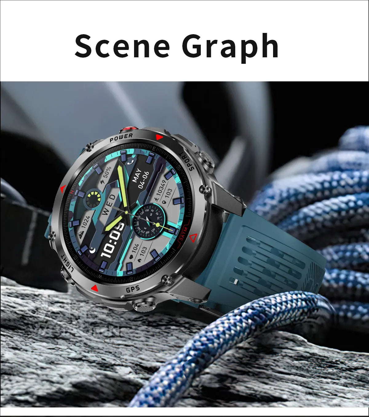 2025 New Professional GPS Sports Smart Watch Outdoor RIDE Run GPS track Swim Watchs Compass Altimeter 3ATM Sports Bracelets Men