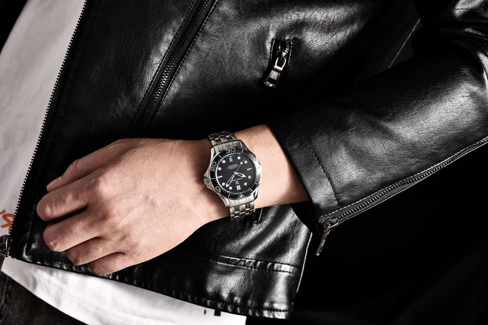 PAGANI DESIGN Men's Watches 2025 New Ceramic Bezel Luxury Automatic Watch For Men Mechanical Wristwatches Sapphire Mirror Clocks