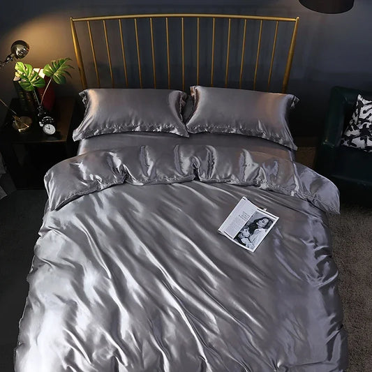 Luxury Solid Color Bedding Set