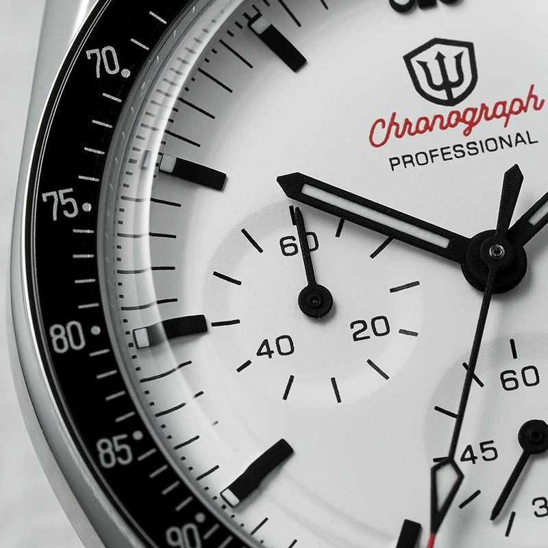 Watchdives WD1863 Men Watch 10Bar Waterproof Sapphire Crystal 39mm Quartz Watch VK63 Movement Vintage Watch with Gift Box