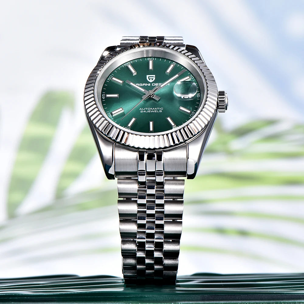 PAGANI DESIGN Neue V2 Herren-Mechanikuhr – Luxus-Uhr der Topmarke – Vollautomatisch – Wasserdicht bis 100 m – Edelstahl