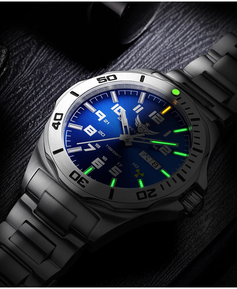 Yelang V1019 Brand 44MM Men Watch NH36 100M PROFESSIONAL WATERPROOF Deep Diving Mechanical Automatic Watch Sapphire Lens Reloj