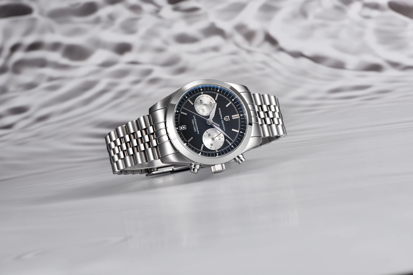 PAGANI DESIGN Fashion Men's Quartz Wristwatches PD1775 Sapphire Glass Stainless steel strap VK64 Movement watch for men