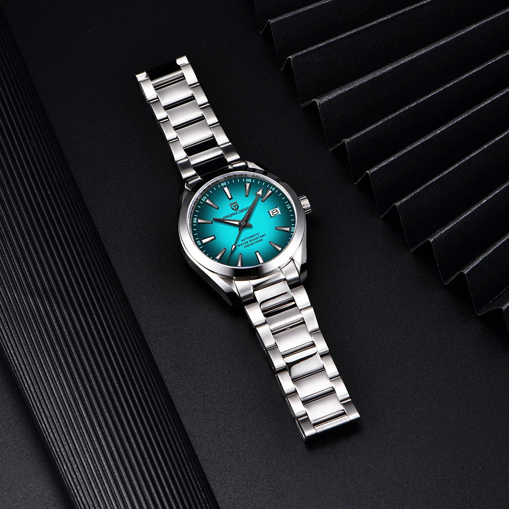 PAGANI DESIGN 2025 40MM Men's Watches Luxury Automatic Watch For Men Mechanical Watch Stainless Steel luminous business Watches