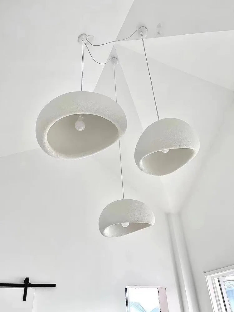 Nordic Wabi Sabi Pendant Light Modern LED Ceiling Chandelier Light for Living Room Dining Bedroom Bar Home Decor Hanghing Lamp