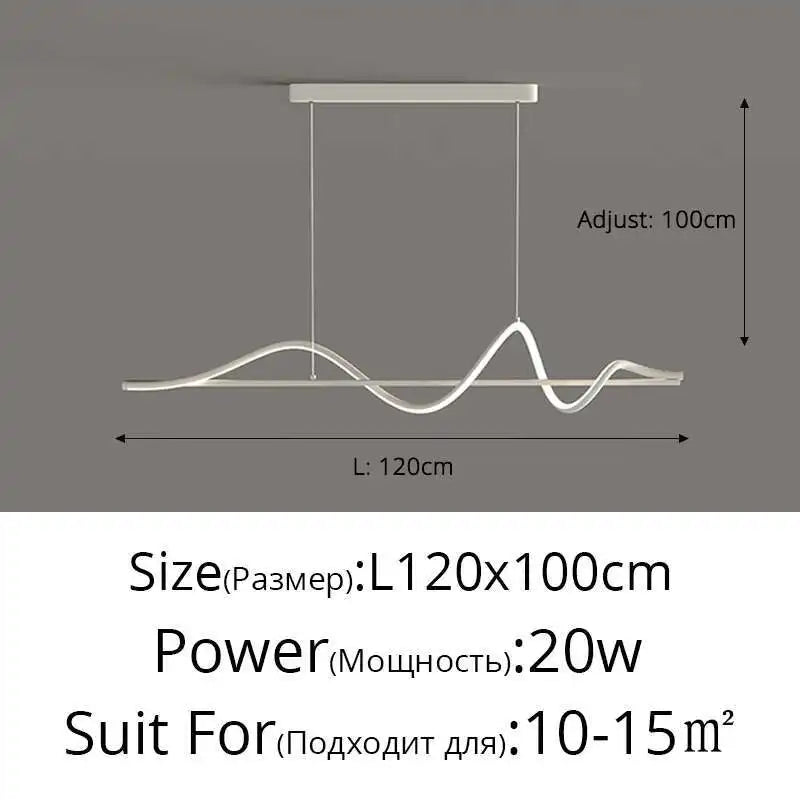 Modern Led Pendant Lights Chandelier For Dining Table Living Room Counter Bar Interior Moon Hanging Lamp Decor Chandelier Lamp