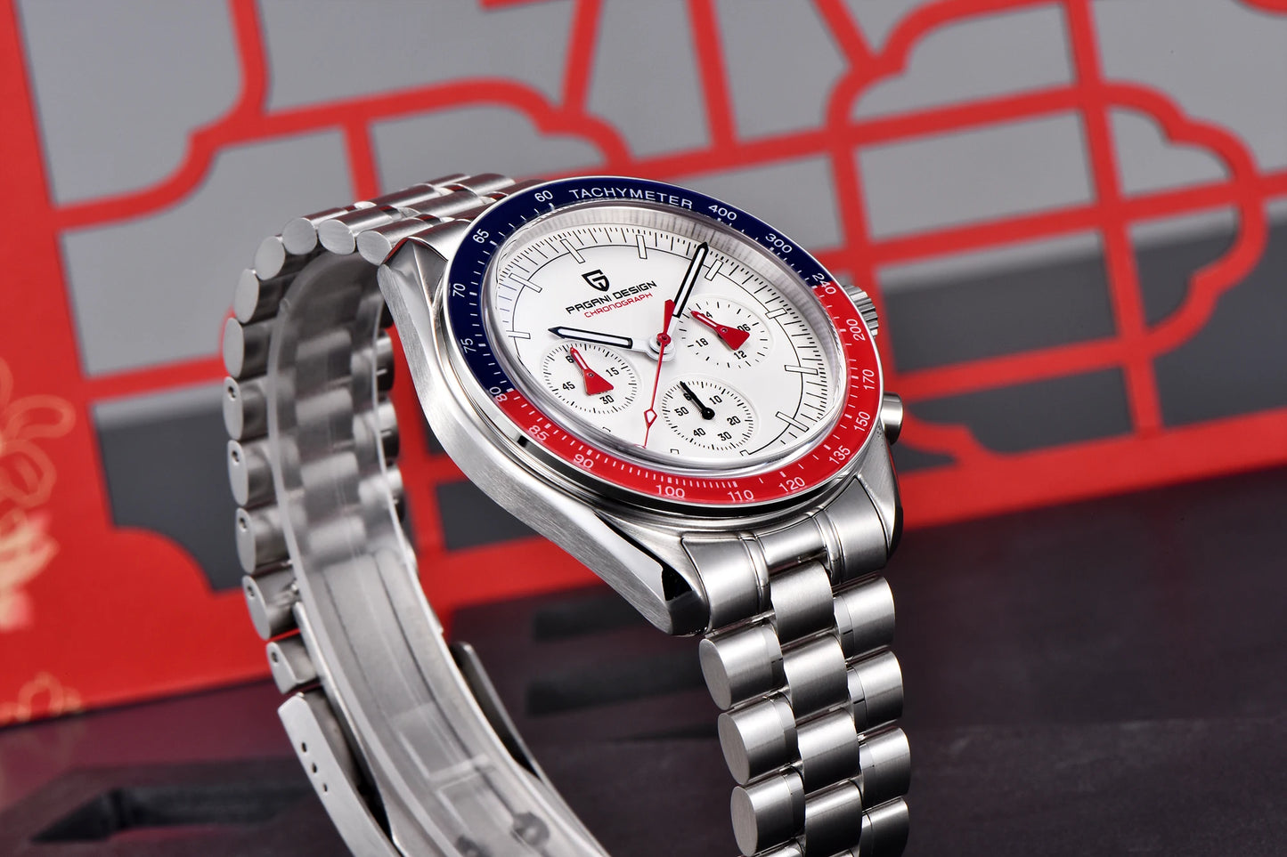 PAGANI DESIGN 2025 New 1701 Mens Watches Luxury Sapphire Bezel Moon Quartz Watch For Men Sport Chronograph Waterproof Wristwatch