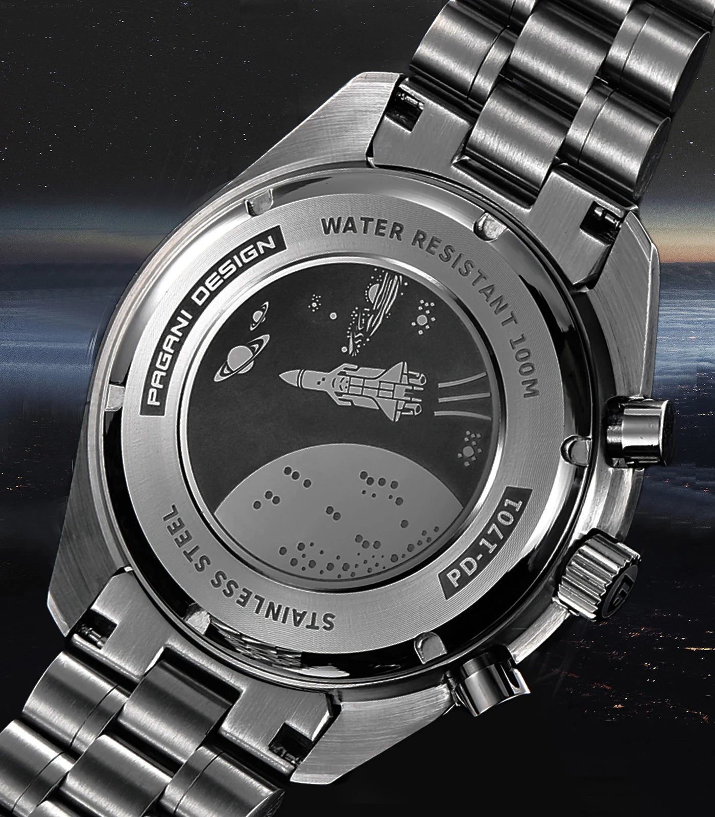 2025 New PAGANI DESIGN Tribute to CK2998 Moon Watch Retro Luxury Quartz Watches For Men Stainless steel Sport Chronograph Man