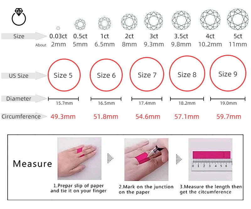 So-Bling 5ct Moissanite Ring 925 Sterling Silver Rings with Gra Certificate for Women Elegant Fine Luxury Quality Party Gift