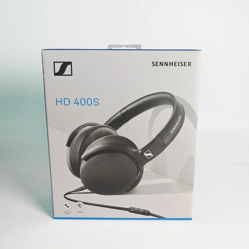 Sennheiser HD 400S wired earphones, headphone style music earphones, gaming intelligent wired control upgraded sound quality
