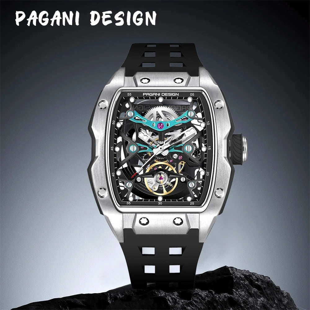 2024 Pagani Design new men's watch 50 meter waterproof stainless steel case luminous dial fashionable men's mechanical watch