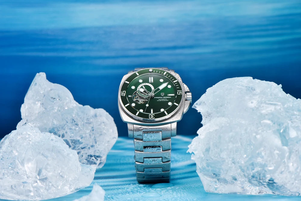 PAGANI DESIGN 2025 New Luxury Men's Watches Mechanical Automatic Watch For Men 200M Diving Wrist watch Stainless Steel+with box