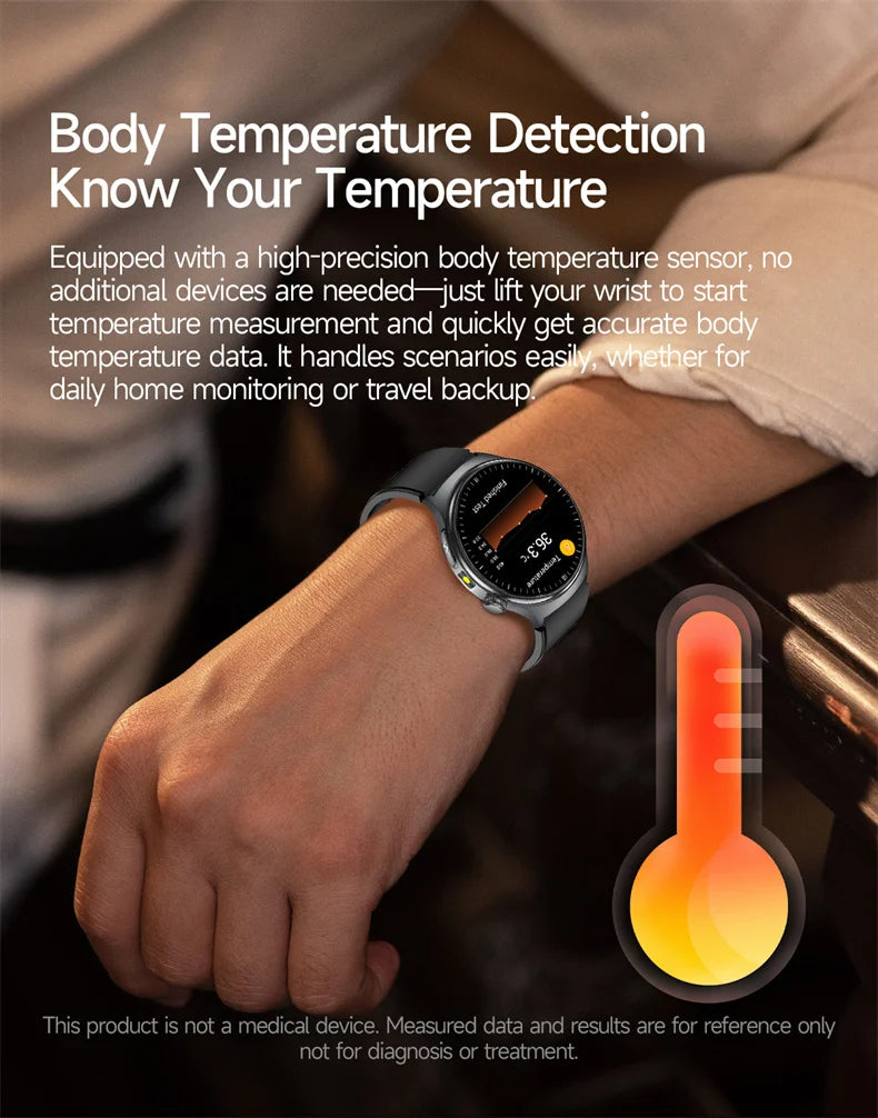 2026New Health Sport ECG AI Diagnosis Smart Watches Men Heart Rate Blood Pressure IP68 Waterproof Smartwatches For Men women