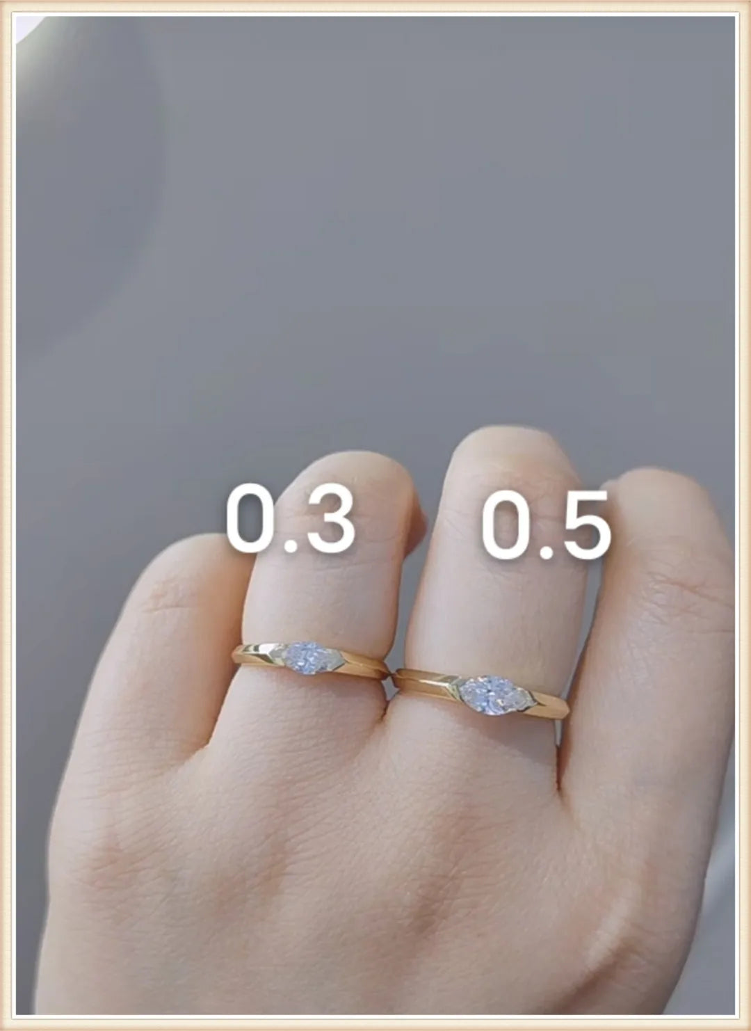 wholesale lab grown HPHT CVD Horse 's-eye cut with IGI certificate diamond lab grown diamond 1ct 14K gold rings Spot goods