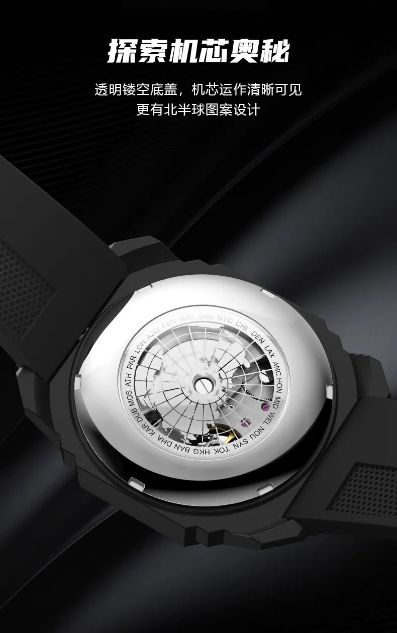 Pagani Designs Watches For Men Multifunctiona Chronograph Wristwatch Waterproof Luminous Mens Automatic Watch Reloj Montre Homme