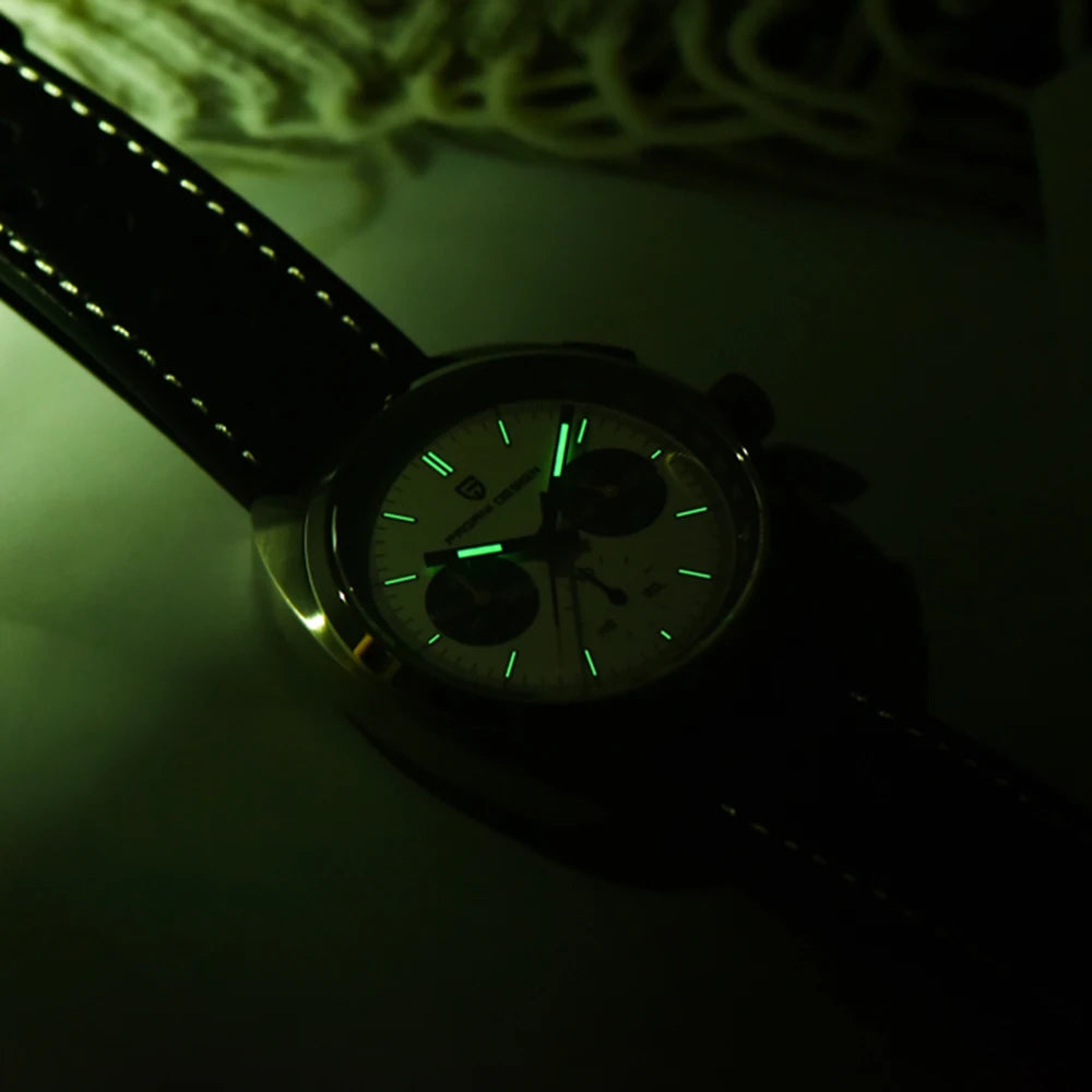 PAGANI DESIGN Men's Watch 2025 New Chronograph Luxury Quartz Watches For Man Gifts BOX Top Sapphire Mirror Sports Wristwatches