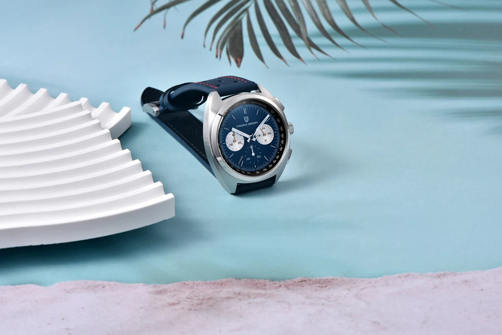 PAGANI DESIGN Men's Watch 2025 New Chronograph Luxury Quartz Watches For Man Gifts BOX Top Sapphire Mirror Sports Wristwatches