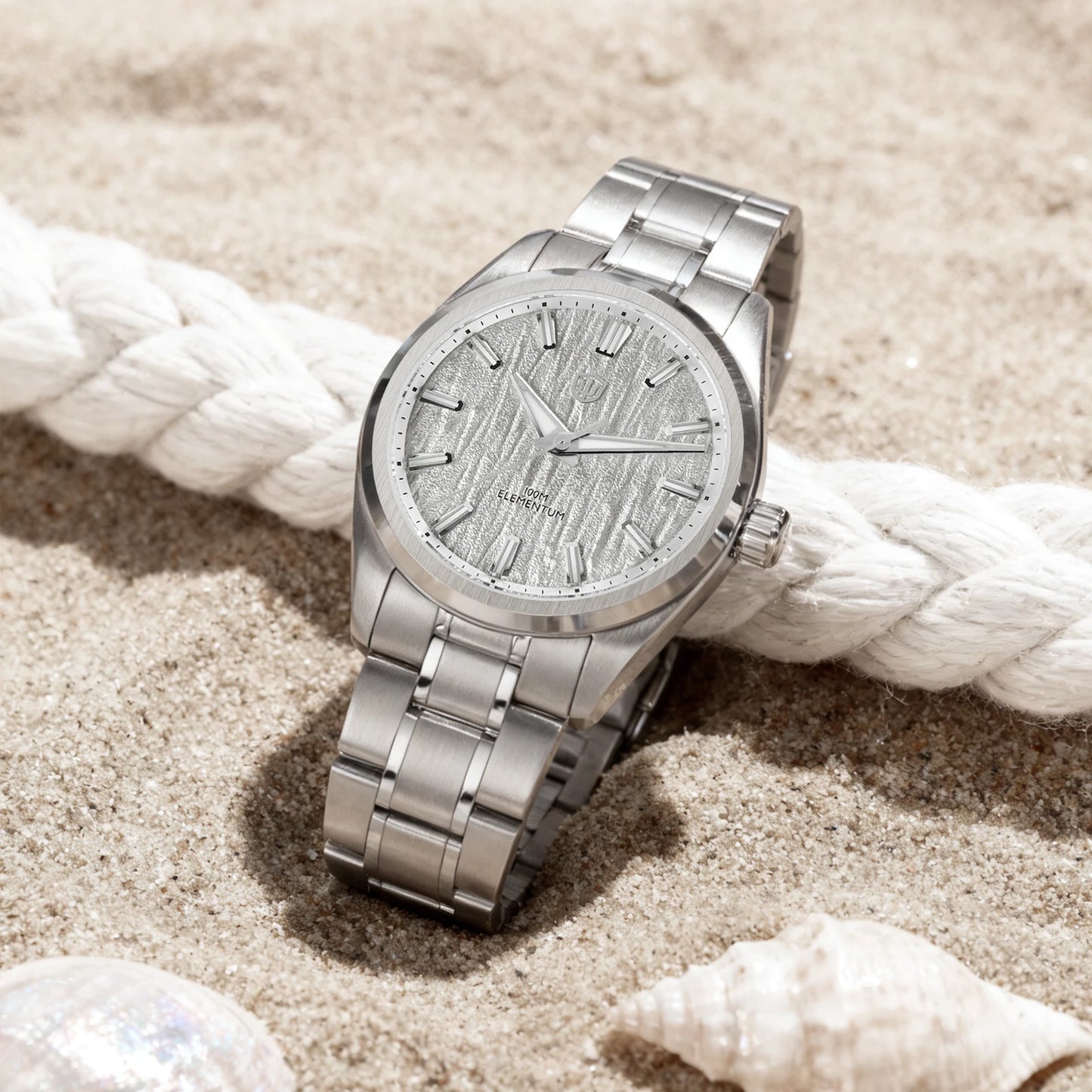 Watchdives WD0003C 38mm Men Watch VH31 Sweep Seconds Quartz Movement Sapphire ice Crack Dial Luminous 10Bar Waterproof Watches