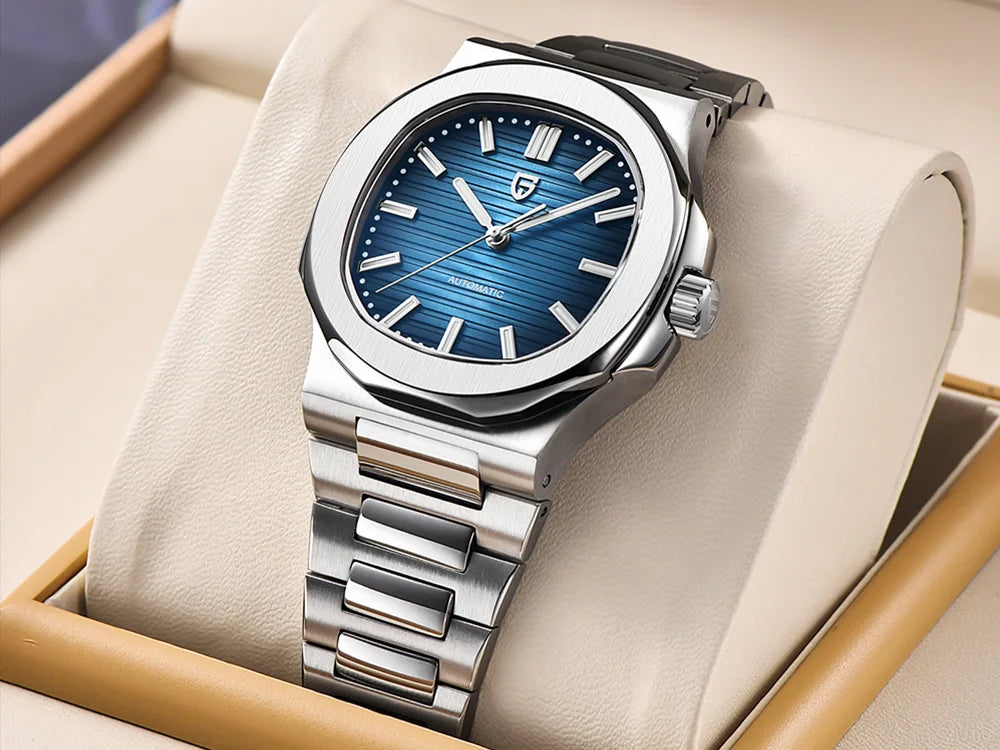 2025latest Pagani design rose gold top luxury automatic men's watch fashion AR Sapphire crystal mechanical watch men's gift10BAR