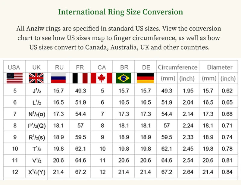 Anziw Real 2CT 8mm Round Moissanite Square Ring 925 Sterling Silver Luxury Brilliant Diamond Wedding Finger Rings Band For Women