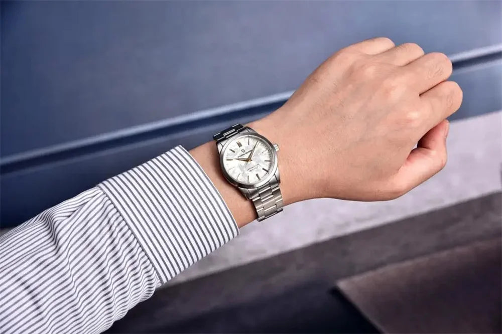 PAGANI DESIGN 40MM Meteorite Dial Men Quartz Watch Luxury Business 316L Stainless Steel 100M Waterproof Men Watch Gift With Box
