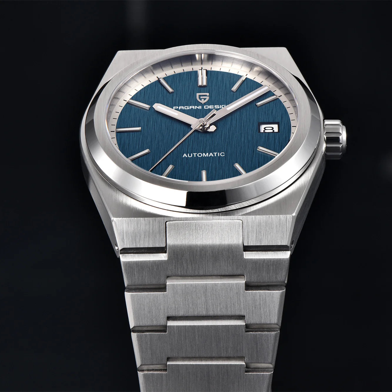 Pagani Design 2024 New 40MM Men's Automatic Mechanical Watch Nh35 Luminous C3 Sapphire Stainless Steel Waterproof 10Bar Reloj Ho