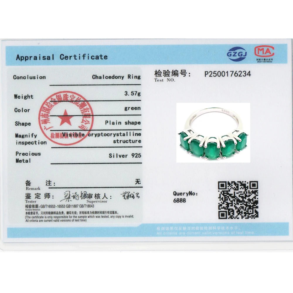 TBJ,natural green agate jewelry set ring earring  925 sterling silver fine natural gemstone jewelry for women mom nice gift