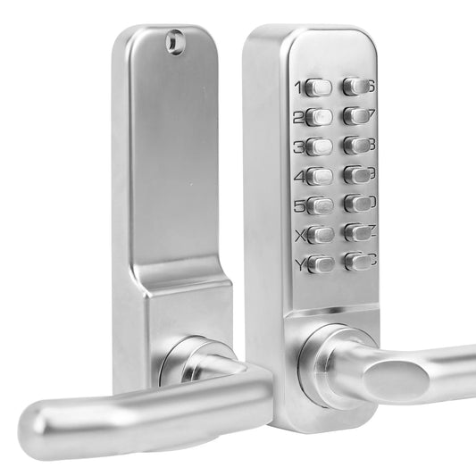 Smart Mechanical Digital Password Entry Non‑Power High Security Anti-Theft Safety Door Lock Durable for Home Office Access