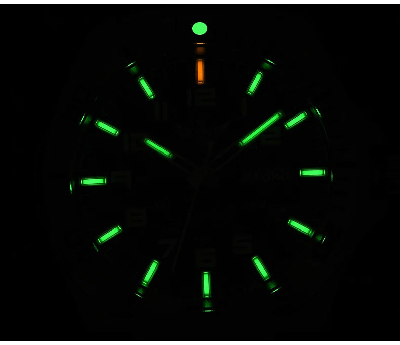 Yelang V1019 Brand 44MM Men Watch NH36 100M PROFESSIONAL WATERPROOF Deep Diving Mechanical Automatic Watch Sapphire Lens Reloj