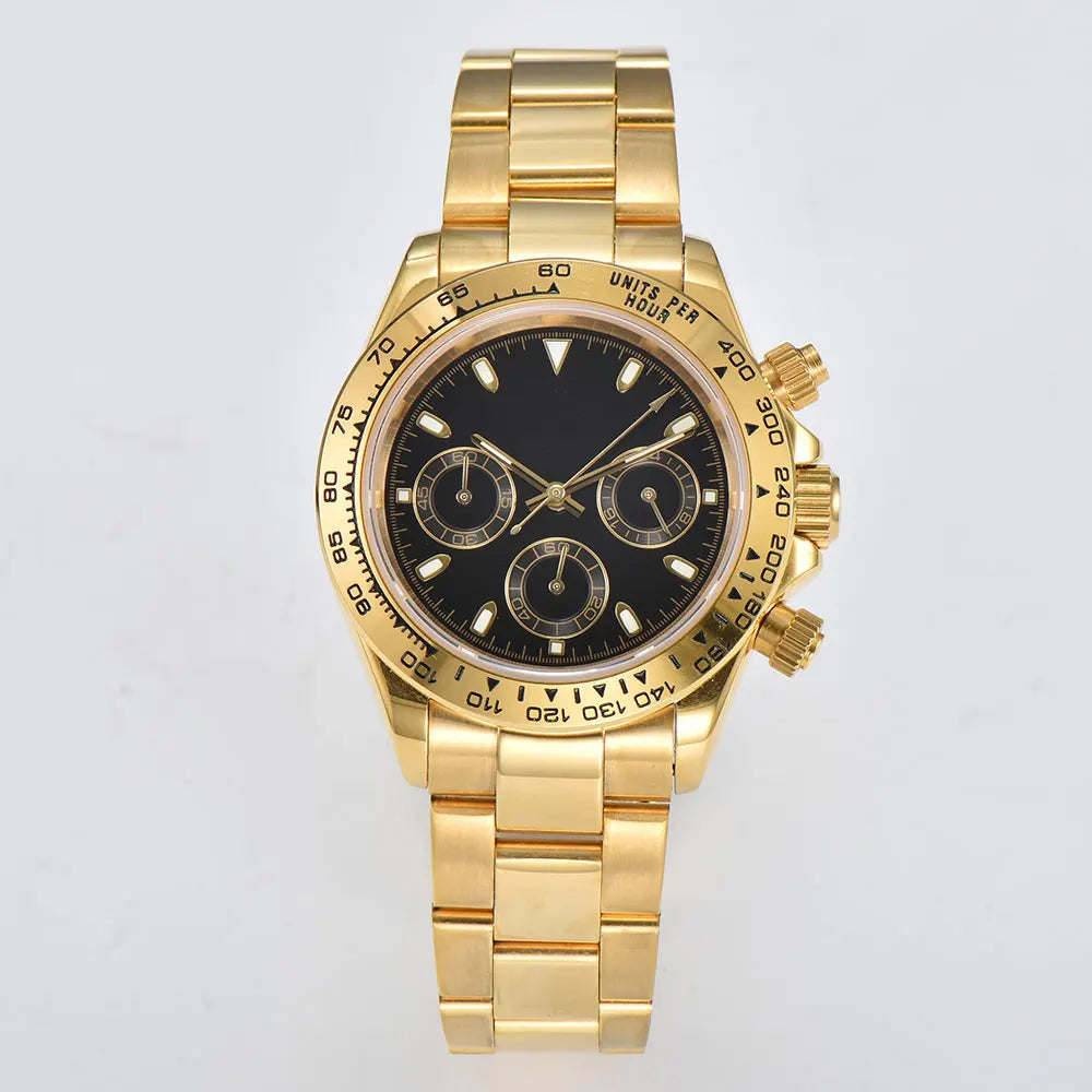 Men's luxury watches VK63 watch Sports Quartz Watch Sapphire multifunctional Mechanical timing watch for vk63 Movement