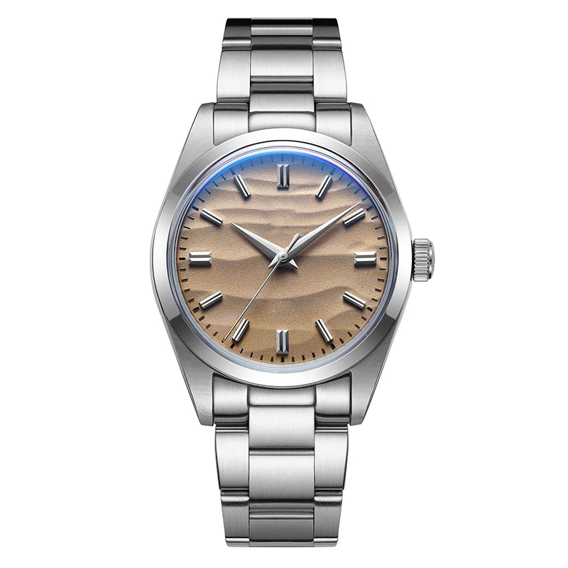 ADDIESDIVE Hot Sale AD2030 Men's Watch Original Design Sand Dial VH31 Quartz Watches Bubble Mirror Glass Waterproof Wristwatch