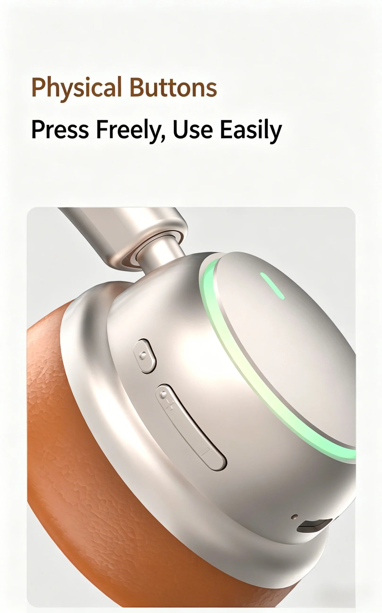 High-Quality Wireless Bluetooth-compatible Headphones, Smart Noise Cancelling, Universal Music Earbuds, V6.0 Headset Earphones