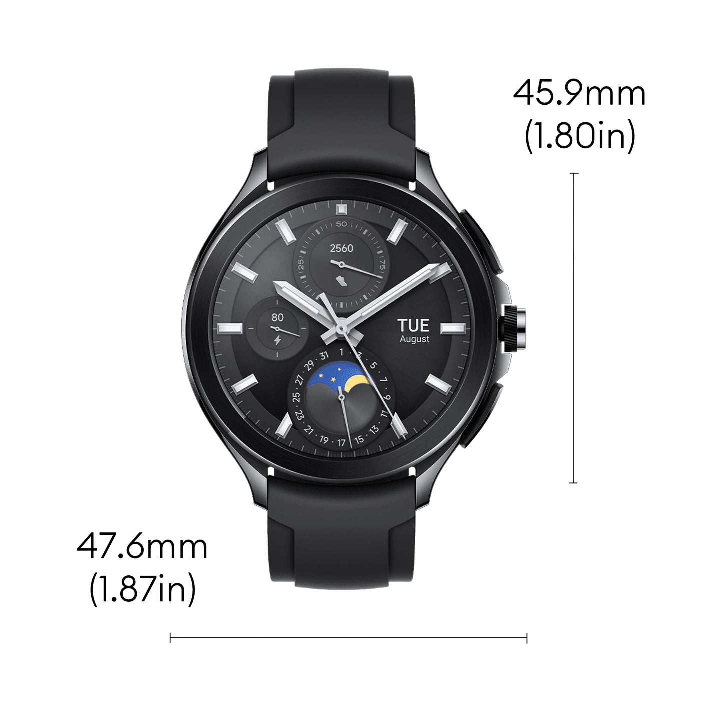 Xiaomi Watch 2 Pro 2GB 32GB 1.43" AMOLED Display 326 PPI 150+ Sports Modes Qualcomm Snapdragon W5+ Gen 1 Magnetic Charge 54.5g