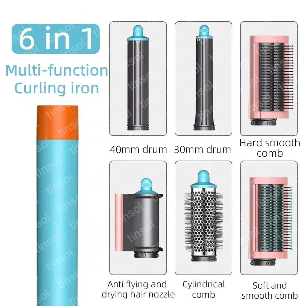 7-in-1 multifunctional curling iron  hair dryer and straightener set, styling tool that allows salon-quality styling at home