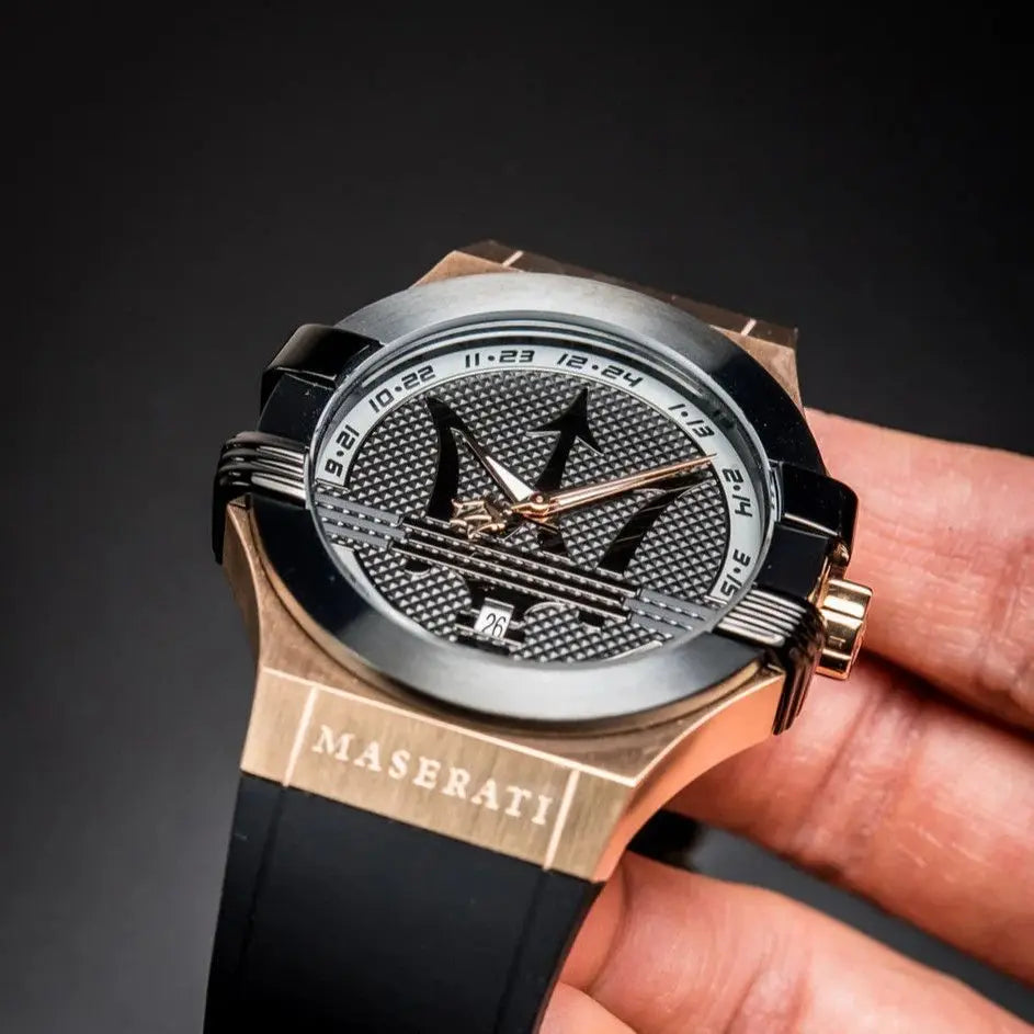 Maserati watch men's fashion multifunctional big trident Europe and the United States watch luxury Shi Ying authentic waterproof