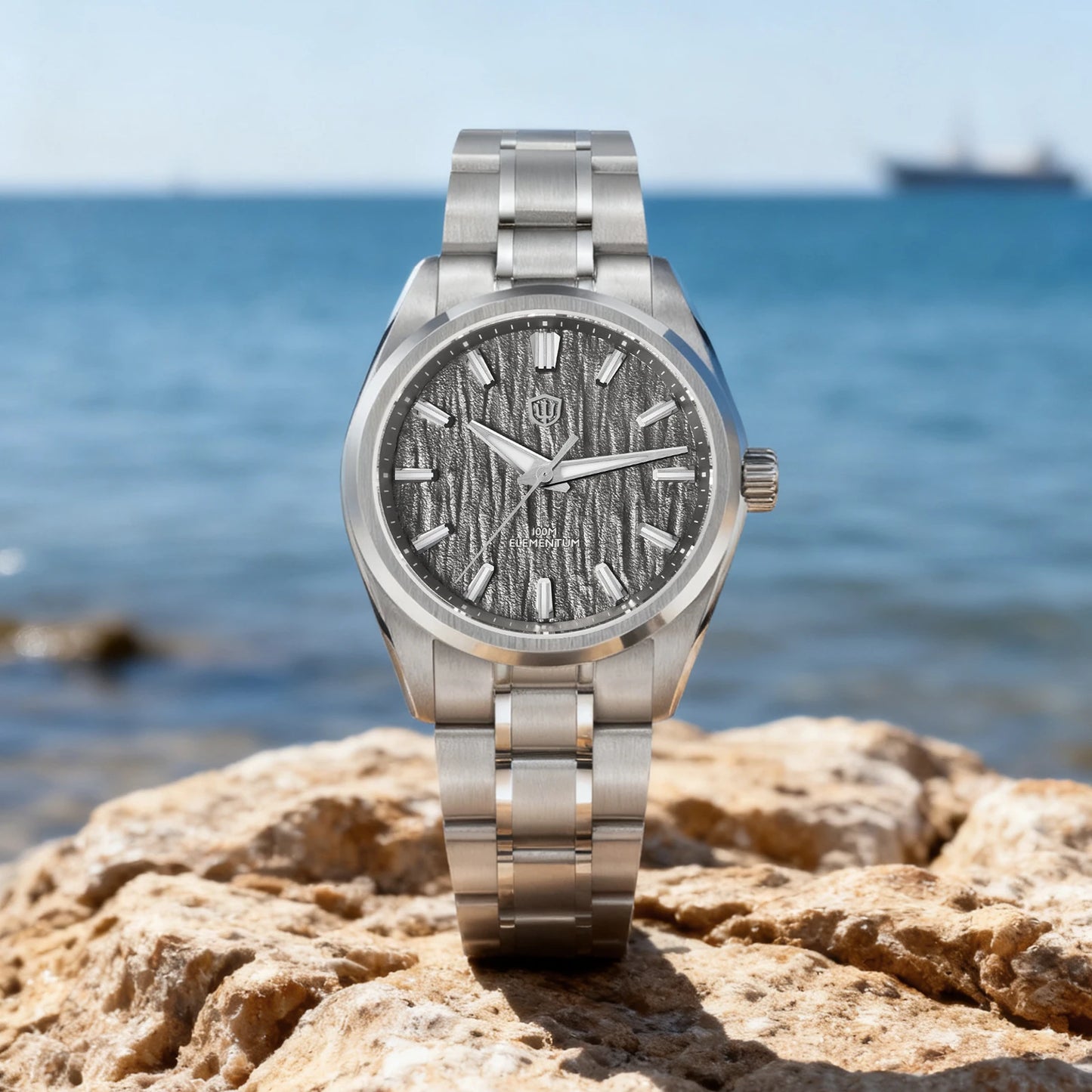 Watchdives WD0003C 38mm Men Watch VH31 Sweep Seconds Quartz Movement Sapphire ice Crack Dial Luminous 10Bar Waterproof Watches