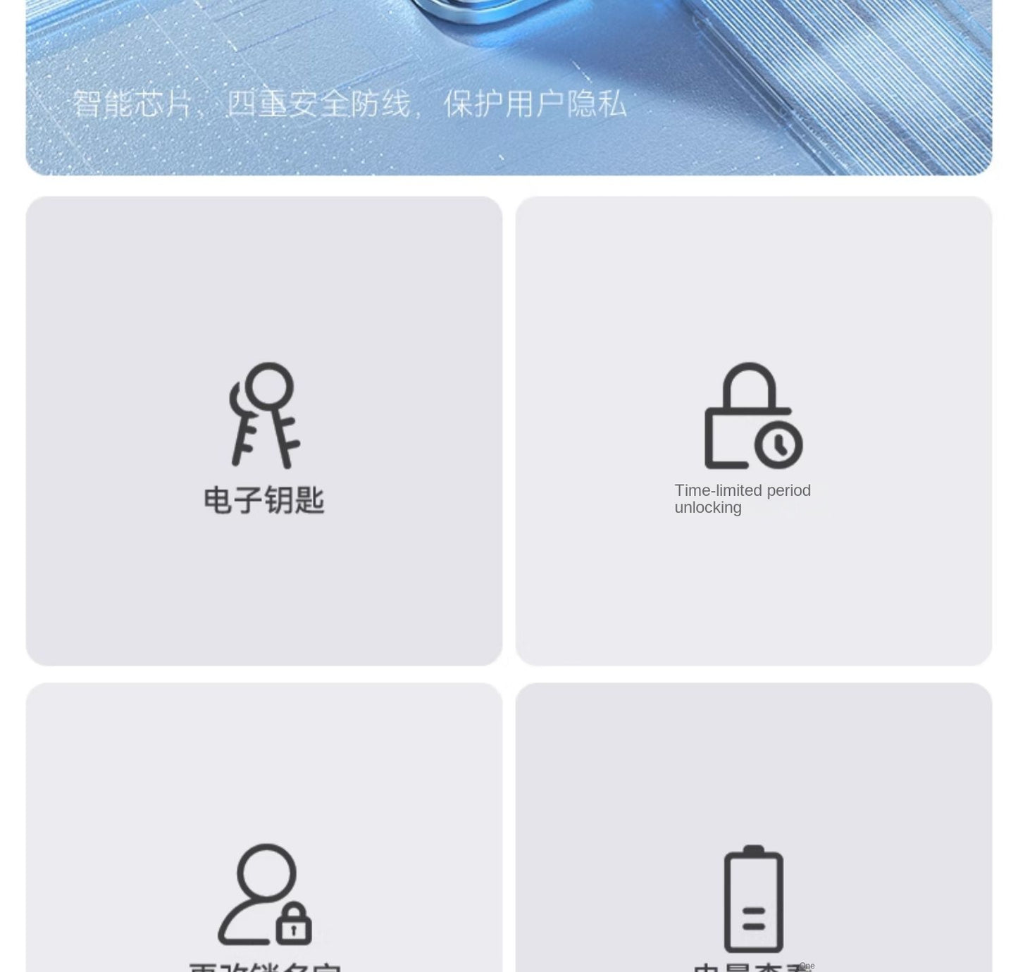 XUNTING Smart Fingerprint Bike Lock, App Control Keyless 10mm Steel Cable Anti-Theft Security for Bicycle Motorcycle E-Bike IP67