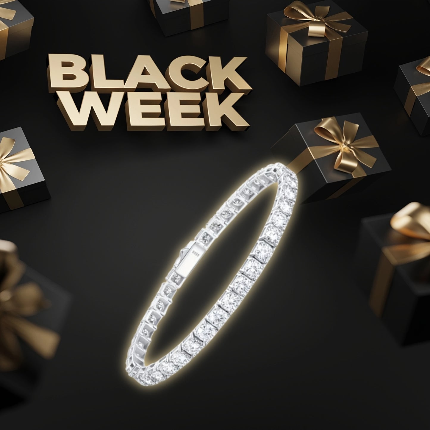 1pc 2-6Mm Moissanite Tennis Bracelet, 2.4-26.2Ct Round Laboratory Synthetic Moissanite, 925 Sterling Silvery for Men And Women, 6.5 to 20.32 cm in Length